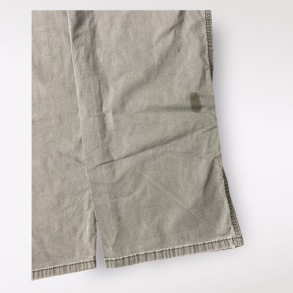 Wrangler Relaxed Fit Gray Cargo‎ Pants Mens Size 34x32 Baggy Y2K - Picture 10 of 12